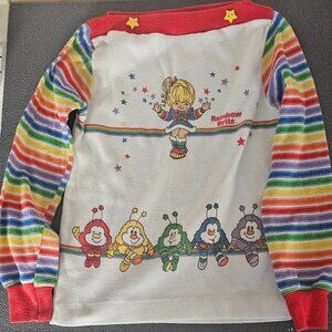 Vintage Dobie RAINBOW BRITE Girls Long Sleeve Shirt Size 6 Pre-owned 1980s